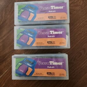 NWT 3 Sets Of ETA Cuisenaire VersaTimer Pack of 6